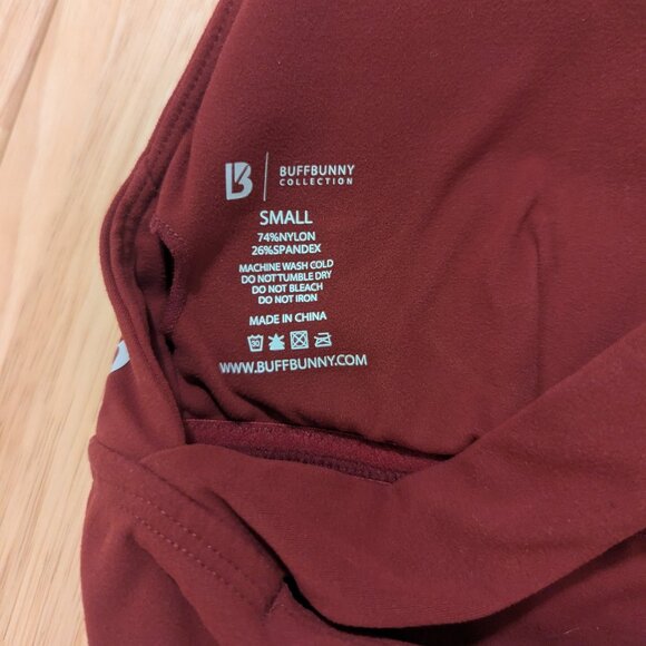 Buffbunny - Alpha Sports Bra - Vineyard Dark Red - S - Picture 4 of 6